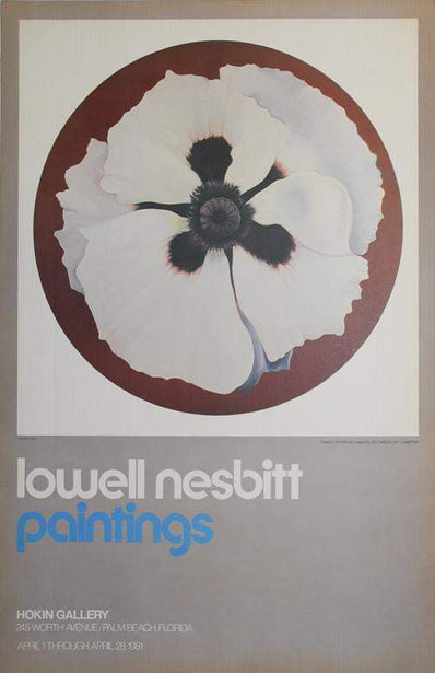 Lowell Nesbitt - Original Artist Poster 1981
