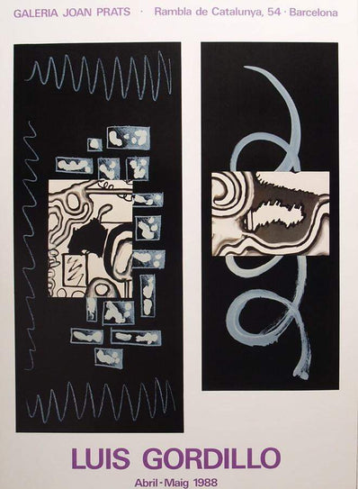 Luis Gordillo - Original Artist Poster 1988