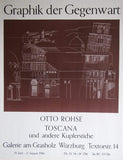 Art & Vintage Store Original Posters Otto Rohse original Artist Poster 1986