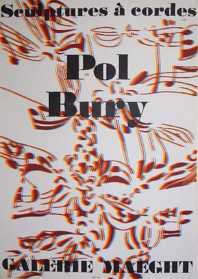 Pol Bury Original Artist Poster 1974