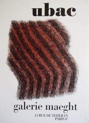 Raoul Ubac Original Artist Poster 1973