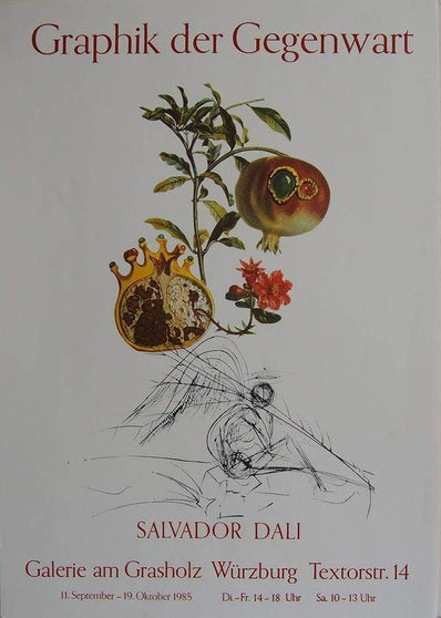 Salvador Dali Original Exhibition Poster 1985