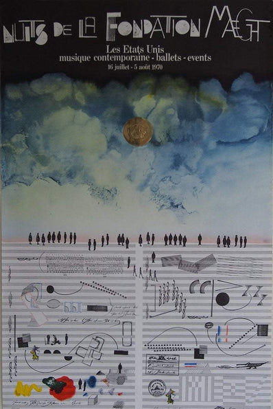 Saul Steinberg - Original Artist Poster 1970