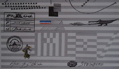 Saul Steinberg - Original Artist Poster 1970