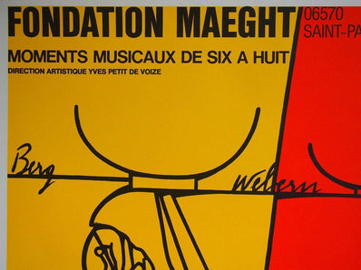 Valerio Adami Original Artist Poster 1976