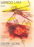 Art & Vintage Store Original Posters Wilfredo Lam Original Artist Poster 1988