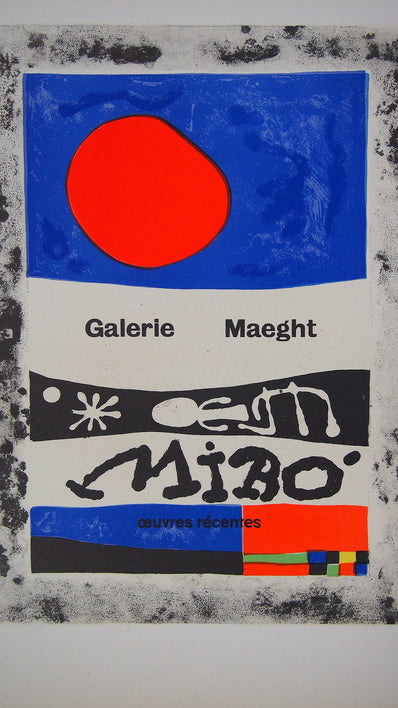 Joan Miró Vintage Print - Original Lithograph 1959