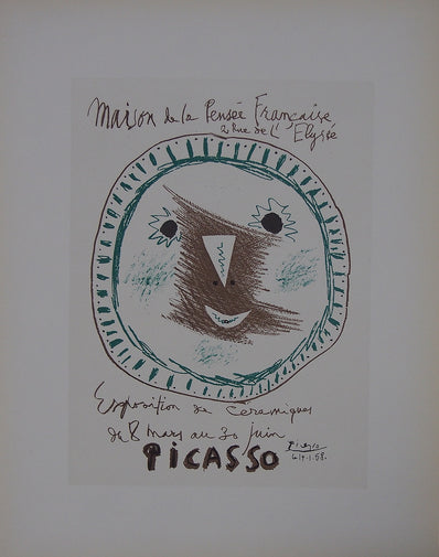Pablo Picasso Vintage Print - Original Lithograph 1959