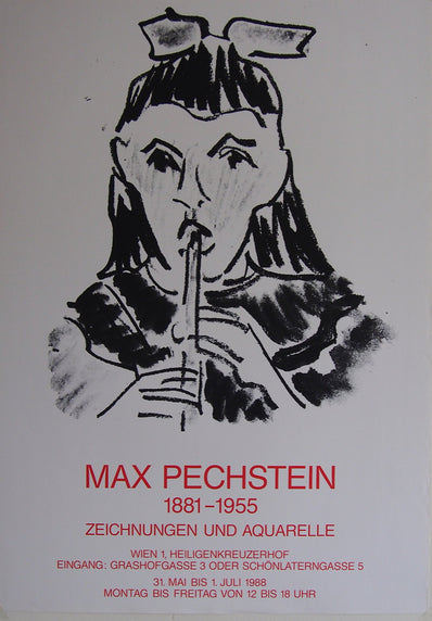 Max Pechstein - Original Artist Poster 1988