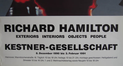 Richard Hamilton - Original Artist Poster 1991
