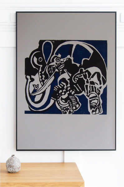 Simon Dittrich - Original Woodcut