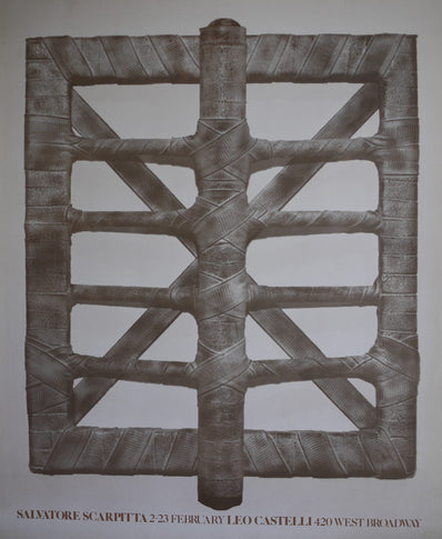 Salvatore Scarpitta ‪- Original Artist Poster 1982